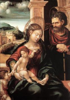 Hans Burgkmair : Holy Family with the Child St John
